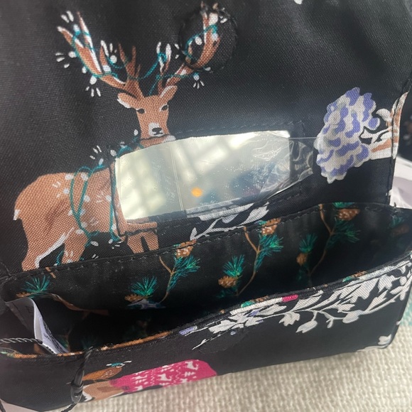 NWT Vera Bradley 💋 Me 2x Lipstick Case AND Knotted Headband in Merry Mischief - Picture 4 of 10